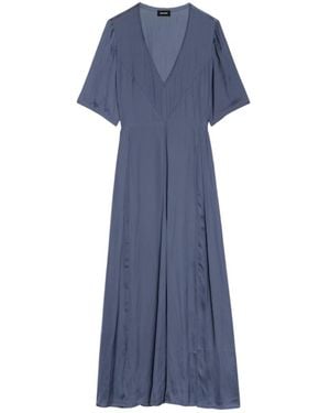 Zadig & Voltaire Dress Rodalan Satin - Blue