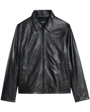 Zadig & Voltaire Loumy Leather Jacket - Black