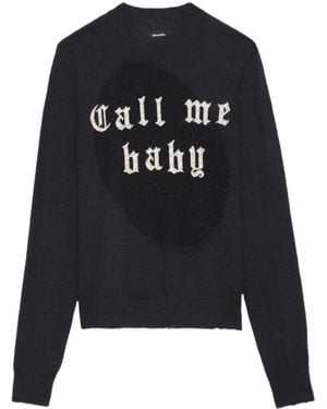Zadig & Voltaire Ivy Jumper 100% Merino Wool - Black