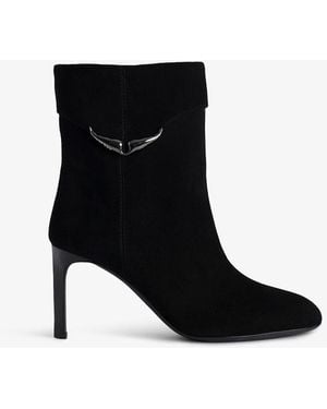 Zadig & Voltaire Eternal Suede Boots - Black