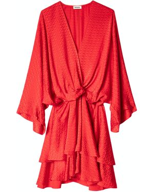 Zadig & Voltaire Hailey Jac Zv Silk Dress - Red