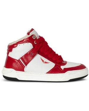 Zadig & Voltaire Wings High-Top Trainers - Red