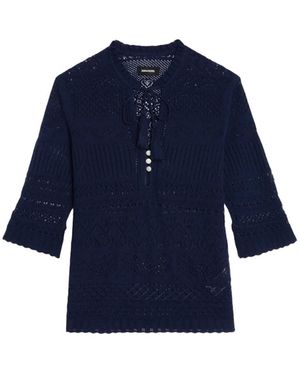 Zadig & Voltaire Top Mem - Blue