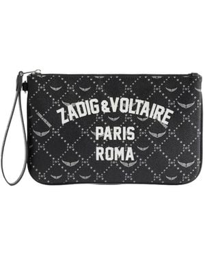 Zadig & Voltaire Z Pouch Resort Roma Clutch - Black