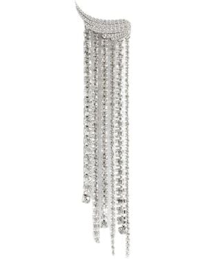 Zadig & Voltaire Rock Node Drop Earrings - White