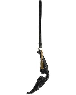 Zadig & Voltaire Z Wings Monogram Keyring - Black
