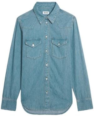 Zadig & Voltaire Thelma Denim Shirt - Blue