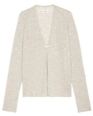 Zadig & Voltaire Cardigan Daffy 100% Kaschmir - Weiß