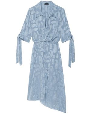 Zadig & Voltaire Dress Rhani 100% Silk - Blue