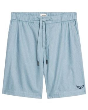 Zadig & Voltaire Pany Bermuda Shorts - Blue