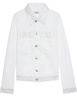 Zadig & Voltaire Kioky Denim Jacket - White
