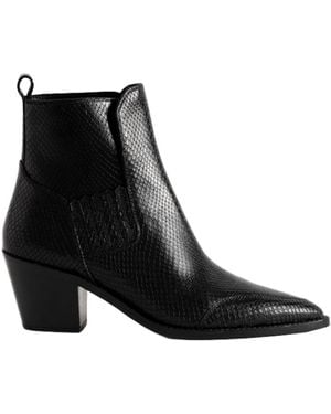 Zadig & Voltaire Tyler Soft Wild Ankle Boots - Black