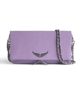 Zadig & Voltaire Pochette rock soft savage - Violet