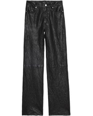 Zadig & Voltaire Elio Trousers 100% Leather - Black