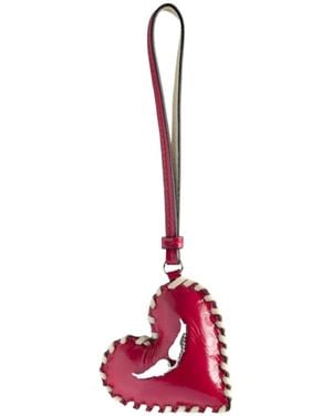 Zadig & Voltaire Schlüsselanhänger Heart Tag - Rot