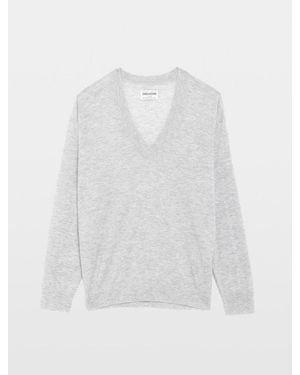 Zadig & Voltaire Swyny Cashmere Sweater - White