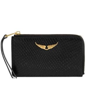 Zadig & Voltaire Zv Card Soft Wild Kartenetui - Schwarz