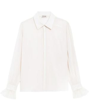 Zadig & Voltaire Thely Shirt 100% Silk - White