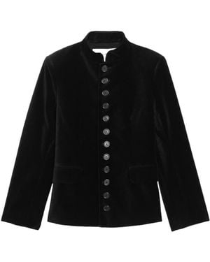 Zadig & Voltaire Vallo Velvet Jacket - Black