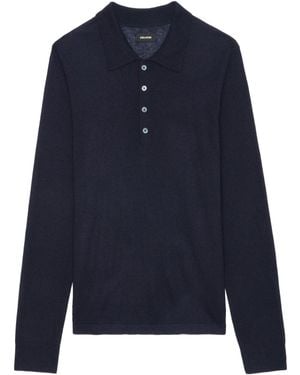 Zadig & Voltaire Pull dimi 100% cachemire - Bleu