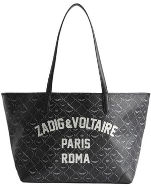 Zadig & Voltaire Z Shopper Xl Resort Roma Bag - Black