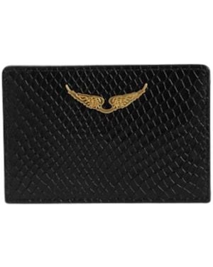 Zadig & Voltaire Zv Pass Soft Wild Kartenetui - Schwarz
