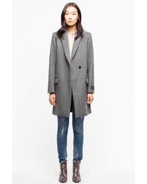 Zadig & Voltaire Marco Classique Coat - Grey