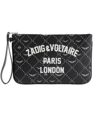 Zadig & Voltaire Z Pouch Resort London Clutch - Black