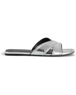 Zadig & Voltaire Mules azora - Métallisé