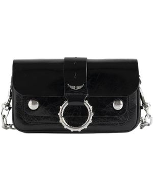 Zadig & Voltaire Tasche Kate Wallet Vintage Patent - Schwarz