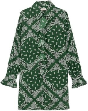 Zadig & Voltaire Rhelyne Dress 100% Silk - Green