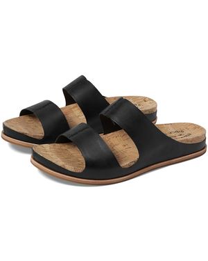 Kork-Ease Tutsi Dual Band Sandals, Leather - Black