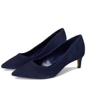 Vince Camuto Kehlia Kitten Heel Pump High Heels, Leather - Blue