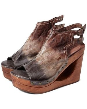 Bed Stu Imelda Shoes, Leather - Brown