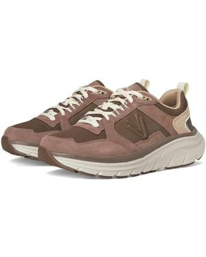 Vionic Walk Max Skyline Walking Shoes, Leather/Suede/Textile - Metallic