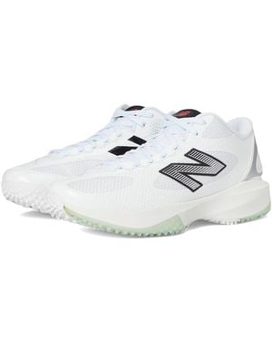 New Balance Freezelx V5 Turf Low Lacrosse Cleats Shoes/ Metallic 6 D - White