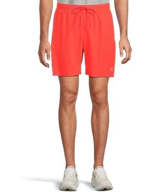 New Balance Sport Essentials Shorts 7 Workout Md, Polyester - Red