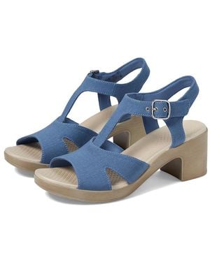 Bzees Everly Strappy Sandals Sandals, Textile - Blue