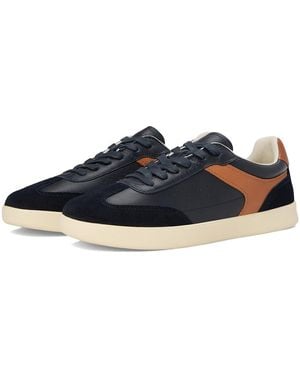 Florsheim Pace T-Toe Lace Up Sneakers Slip On Shoes 10 M (D) Leather - Blue
