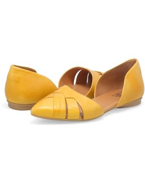 Miz Mooz Jade (Jade Ochre) Flat Shoes - Yellow