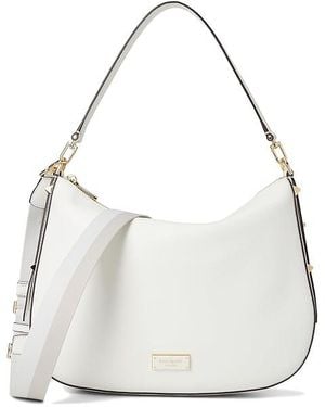Kate Spade Liv Large Shoulder Bag Handbags, Leather - White