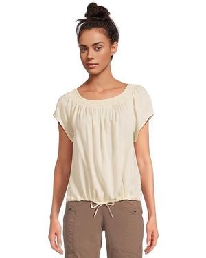 Prana Laguna Heights Top Clothing Xl 12-14) Hemp/Tencel - Black