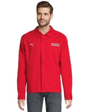PUMA Scuderia Ferrari Lifestyle Jacket Jacket - Red