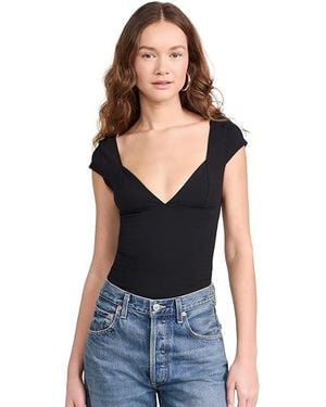 Free People Duo Corset Cami Clothing Xs 0-2) Mesh/Nylon/Spandex - Blue