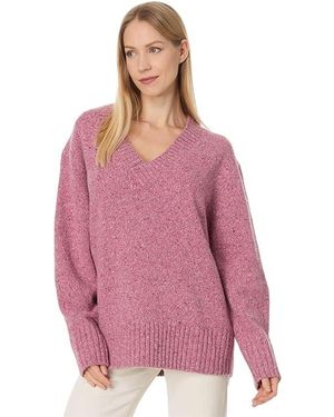 Faherty Driftwood Donegal Sweater Sweater, Nylon/Wool - Pink