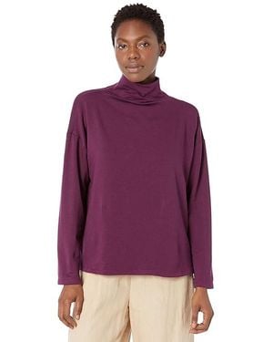 Eileen fisher funnel neck sweater hot sale
