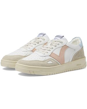 Victoria Seul Shoes, Cotton/Lace/Leather - White