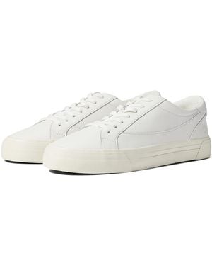 Madewell Sidewalk Low-Top Sneakers (Pale Parchment) Shoes - White
