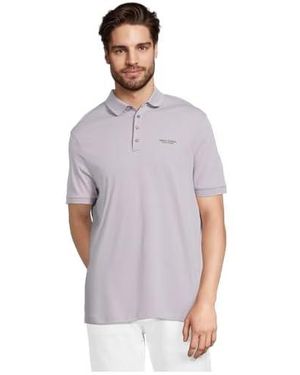 ARMANI EXCHANGE Milano/Ny Logo Polo Clothing, Cotton - Black