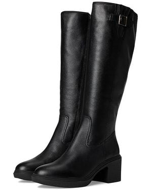 Vionic Sonora Dress Shoes, Leather/Suede - Black